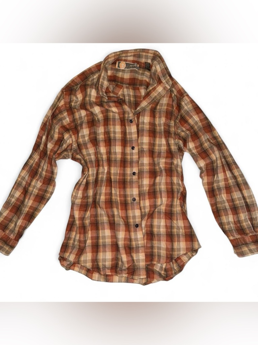 G.H. Bass & Co. Men's Orange and Tan Flannel